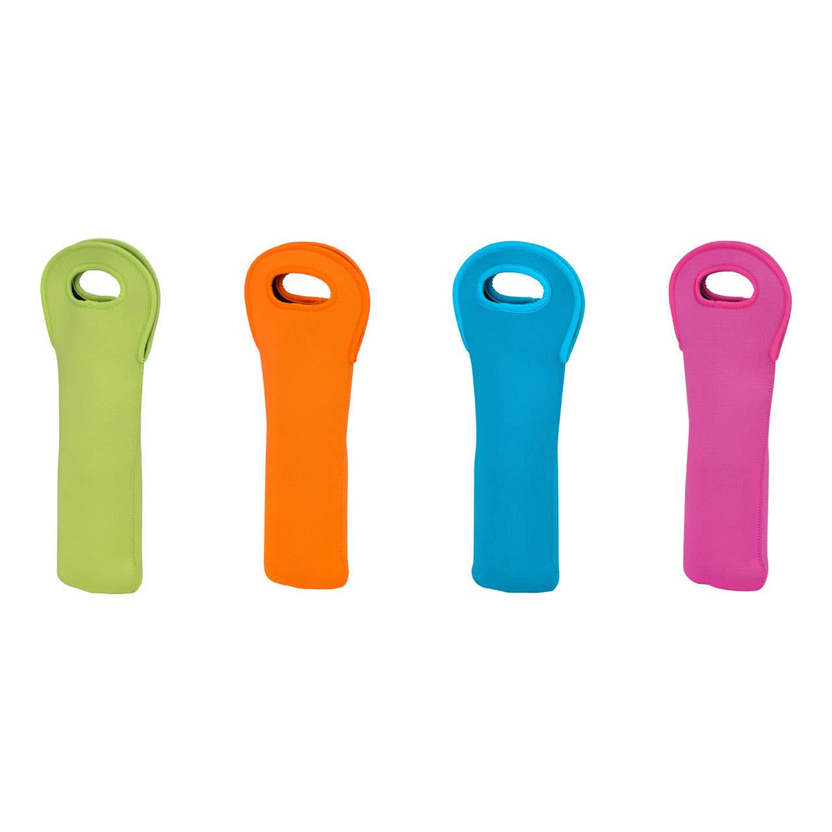 Neoprene Wine Bottle Holder - Orange