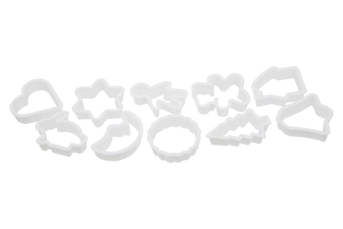 Sucre White 10 Piece Cookie Cutter Set