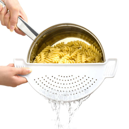 Dylan White Pot Strainer