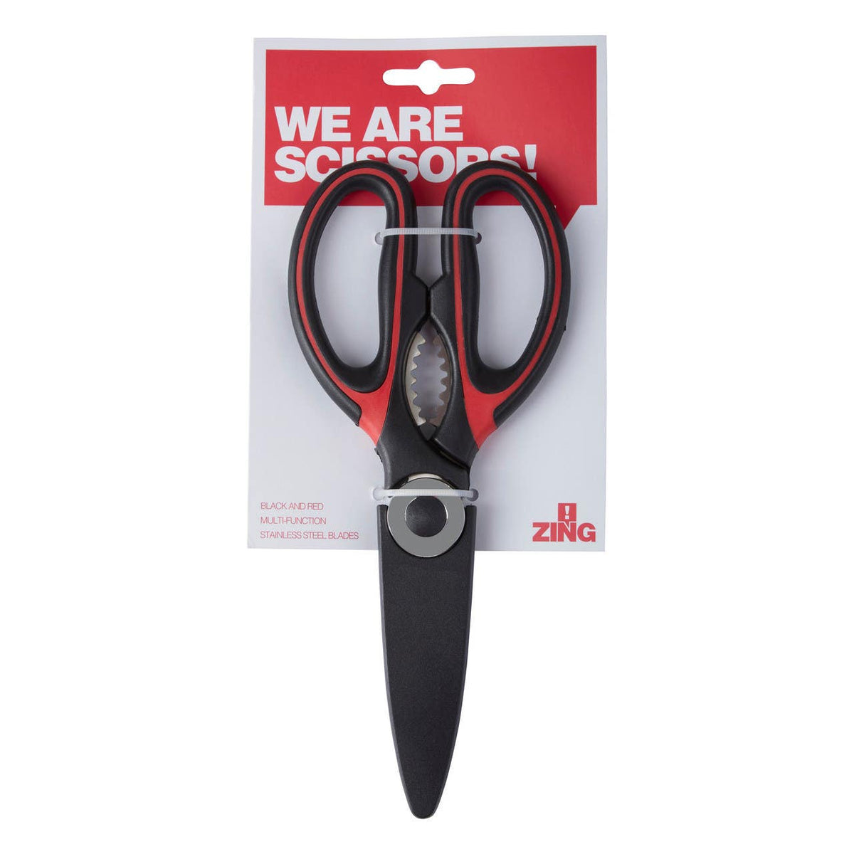 Zing Black And Red Scissors