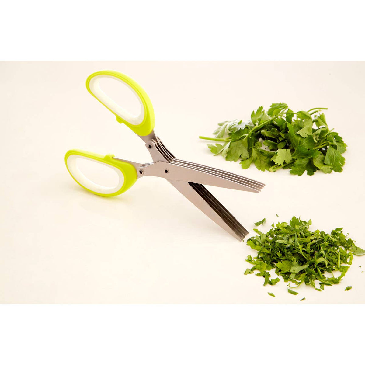 Tyri Lime Green and White Herb Scissors