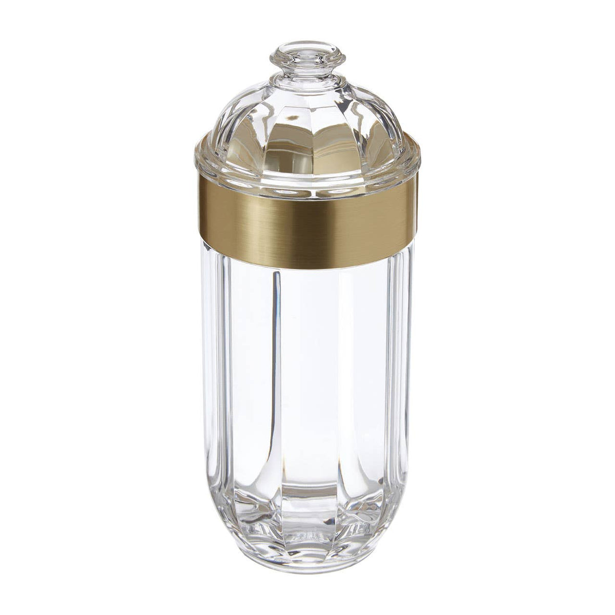 Guan Large Light Gold Acrylic Storage Jar
