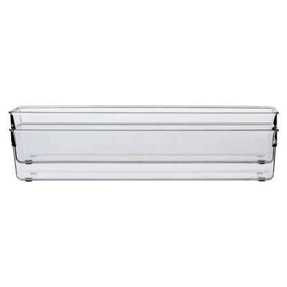 Romm Set Of Two Large Kitchen Organisers - Clear, 10cm wide