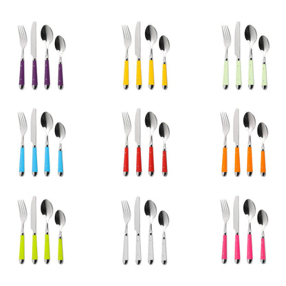 Brasserie 16 Piece Cutlery Set - Hot Pink