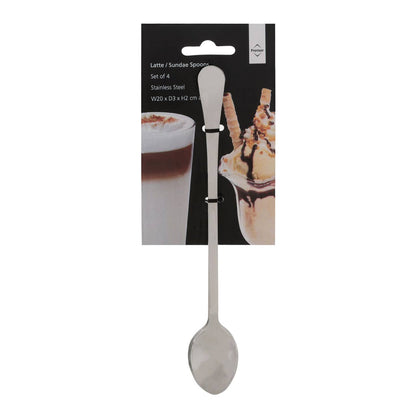Isla Set Of Four Latte And Sundae Spoons