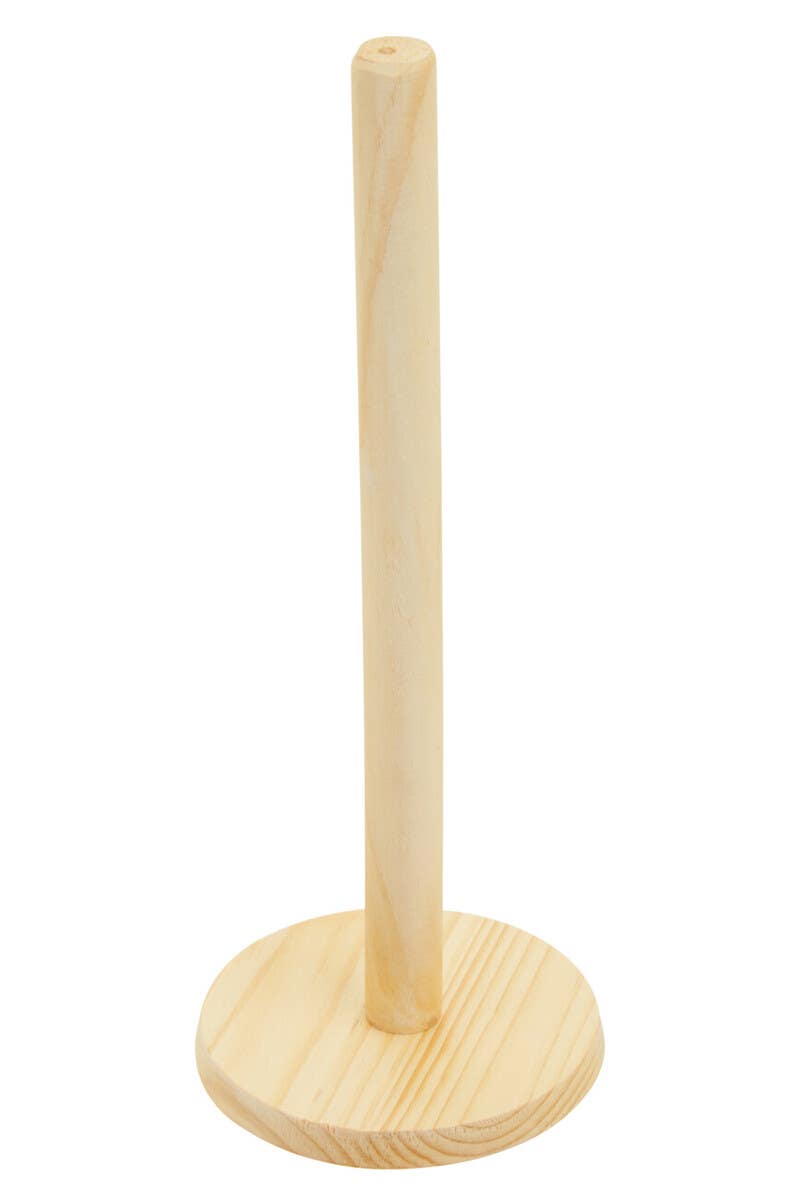 Nolan Pine Wood Kitchen Roll Holder