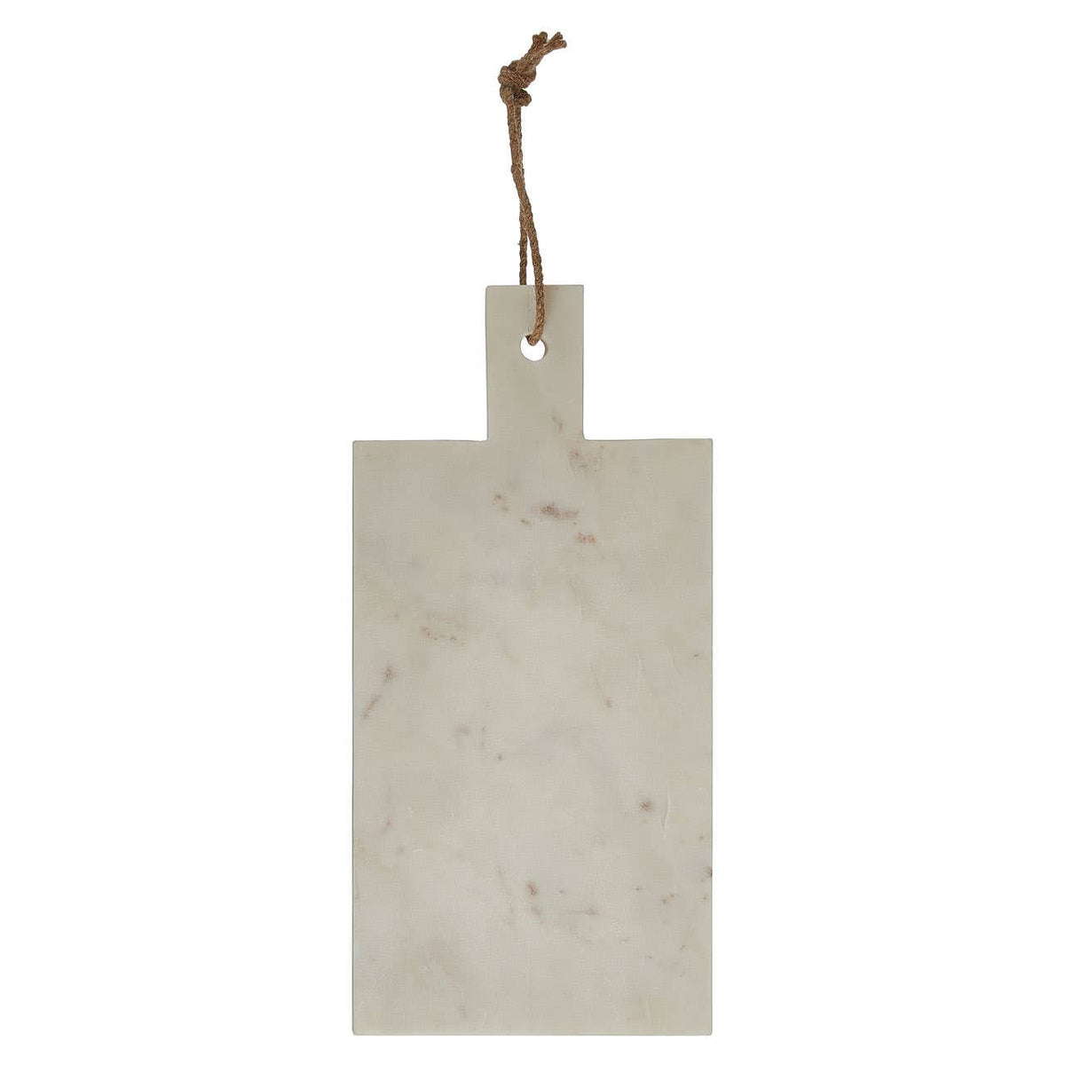 Kindia Large White Marble Paddle Chopping and Serving Board