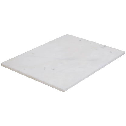 Kindia Rectangular White Marble Chopping and Serving Board