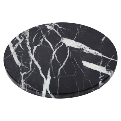 Marmore Black and Gold Marble Round Chopping and Serving Board