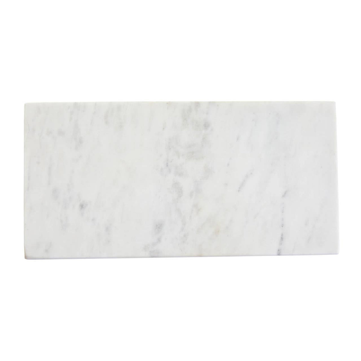 Salerno White Marble Rectangular Chopping or Serving Board