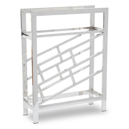 Barolo Silver Floorstanding  12 Bottle Wine Rack