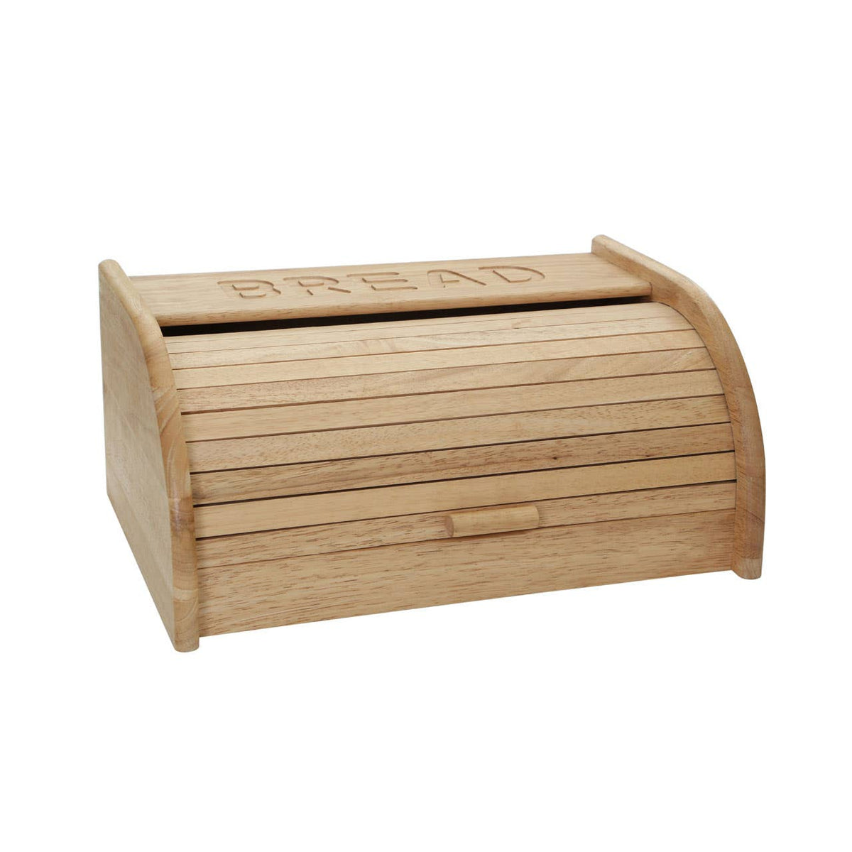 Soka Rubberwood Bread Bin with White Base