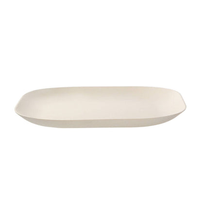 Eden Cream Bamboo Fibre Dinner Plate
