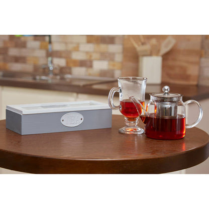 Tahara 3 Compartment Tea Storage Box