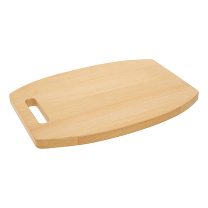 Lyna Curved Rectangular Beech Wood Chopping and Serving Board