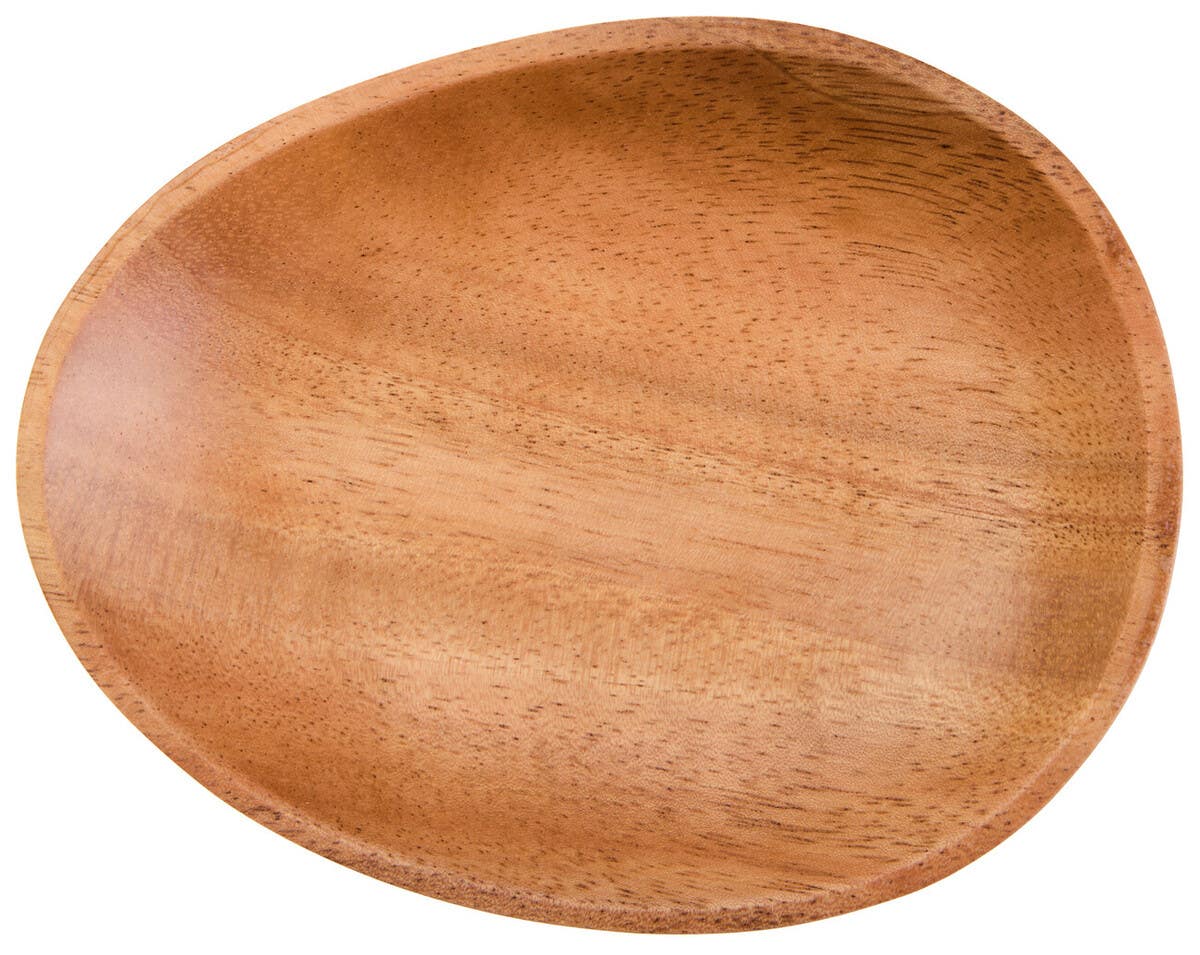 Kora Acacia Wood Small Oval Plate
