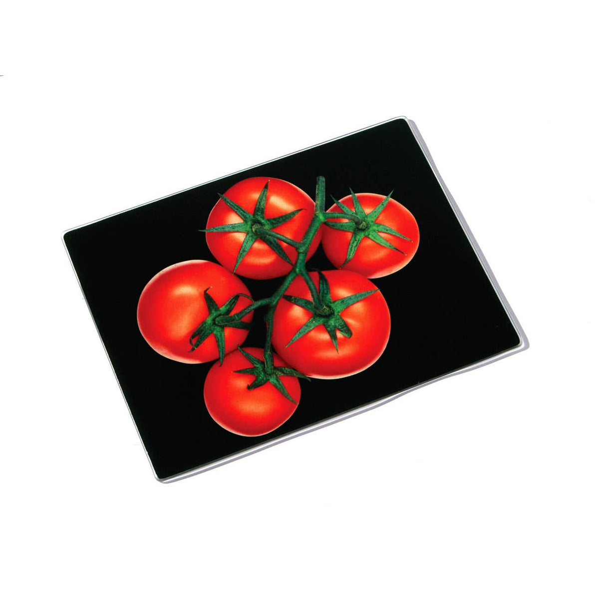 Picar Tomato Design Glass Chopping Board