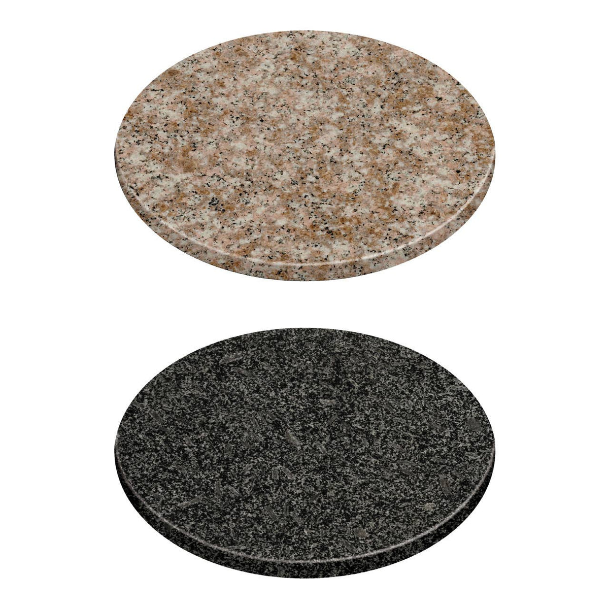 Norse Granite Black Speckled Round Chopping and Serving Board