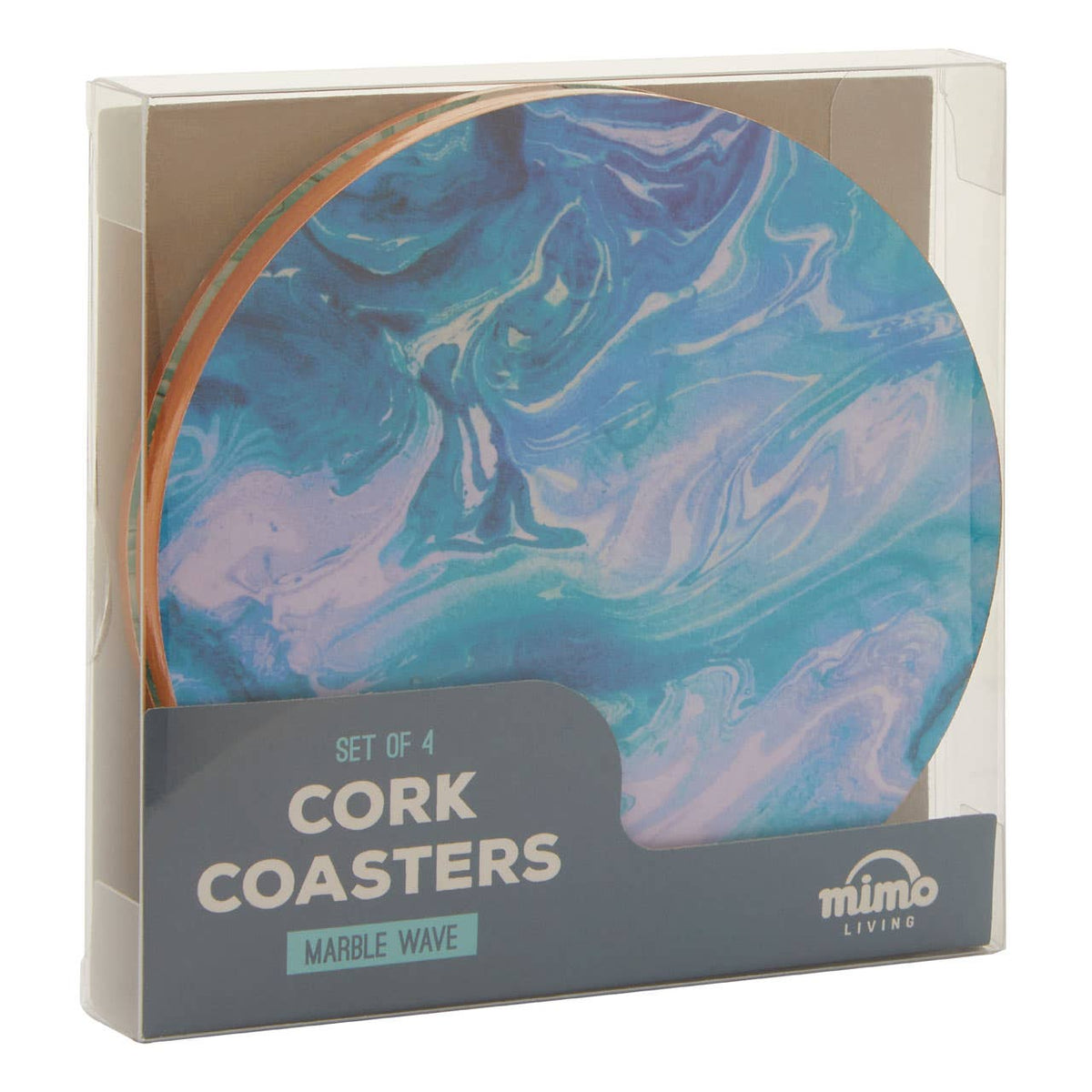 Mimo Set Of 4 Cork Coasters