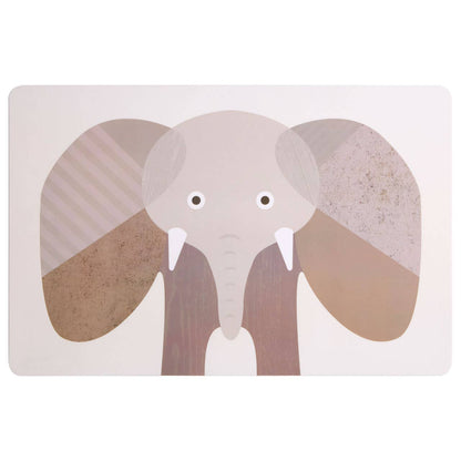 Effy Set Of 2 Elephant Placemat And Coaster