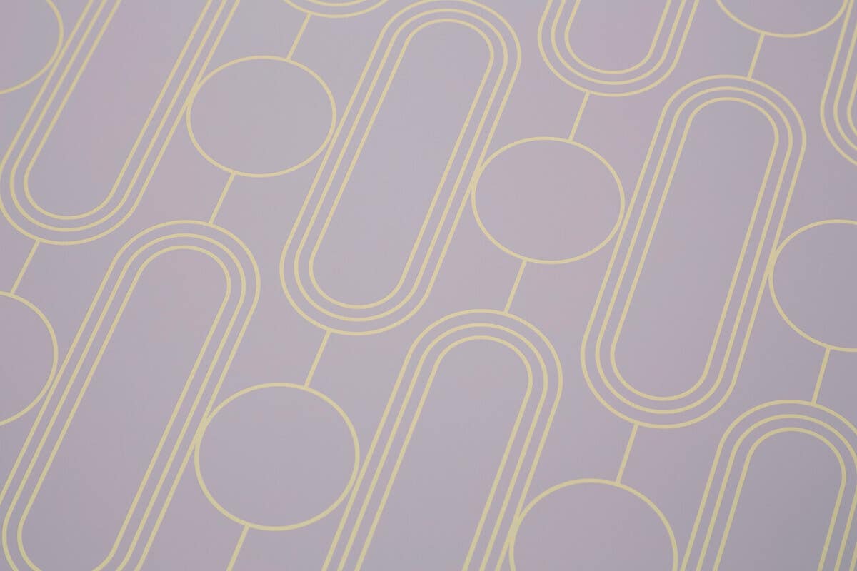 Frosted Deco Set of 4  Lilac Placemats