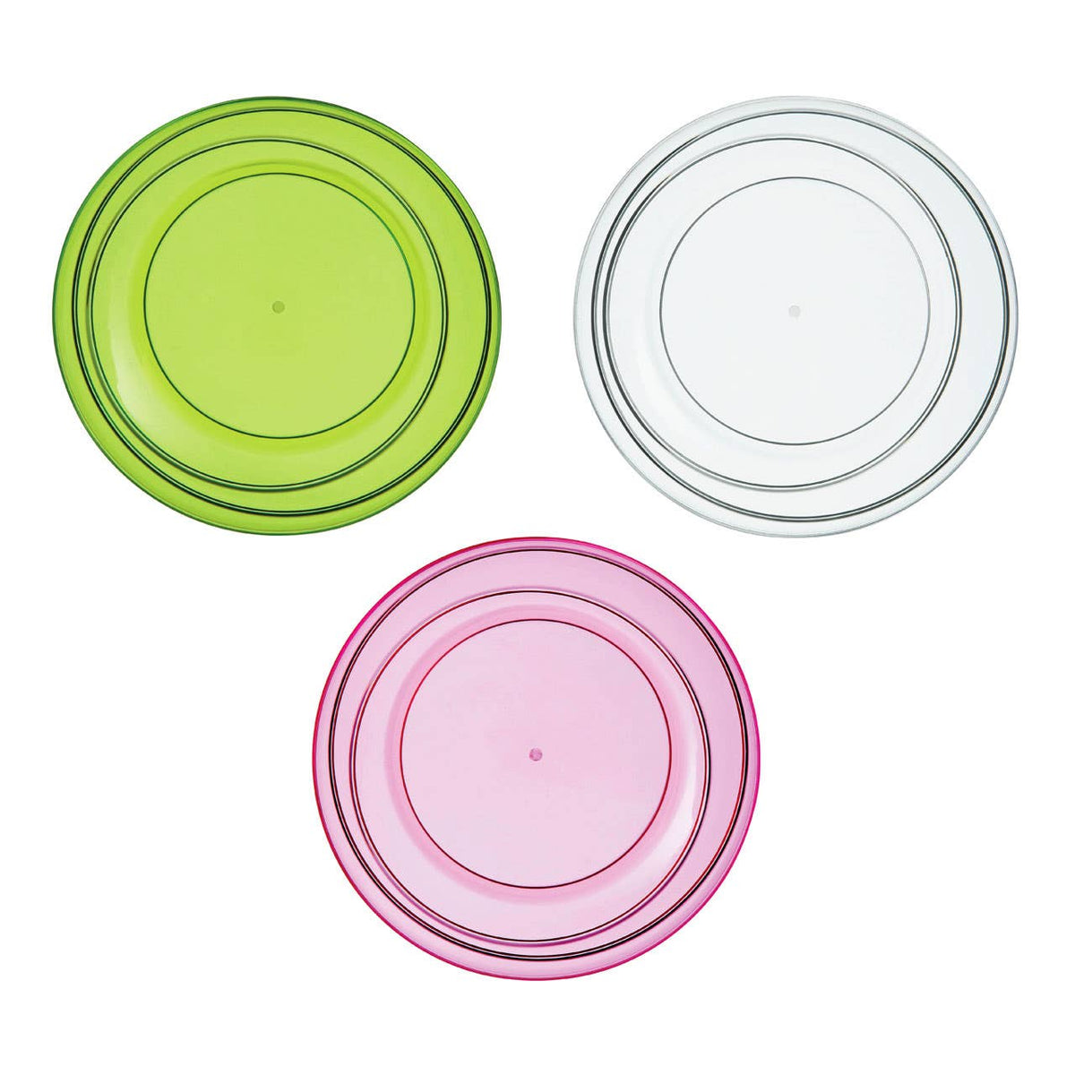 Summer Plastic Small Plate - Pink