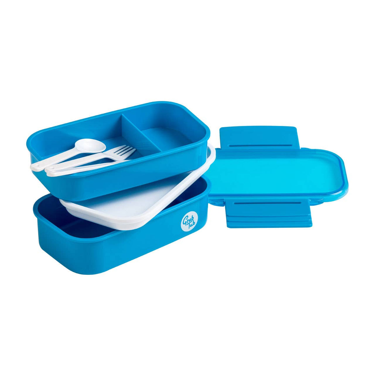 Grub Tub Blue 2 Tier Lunch Box
