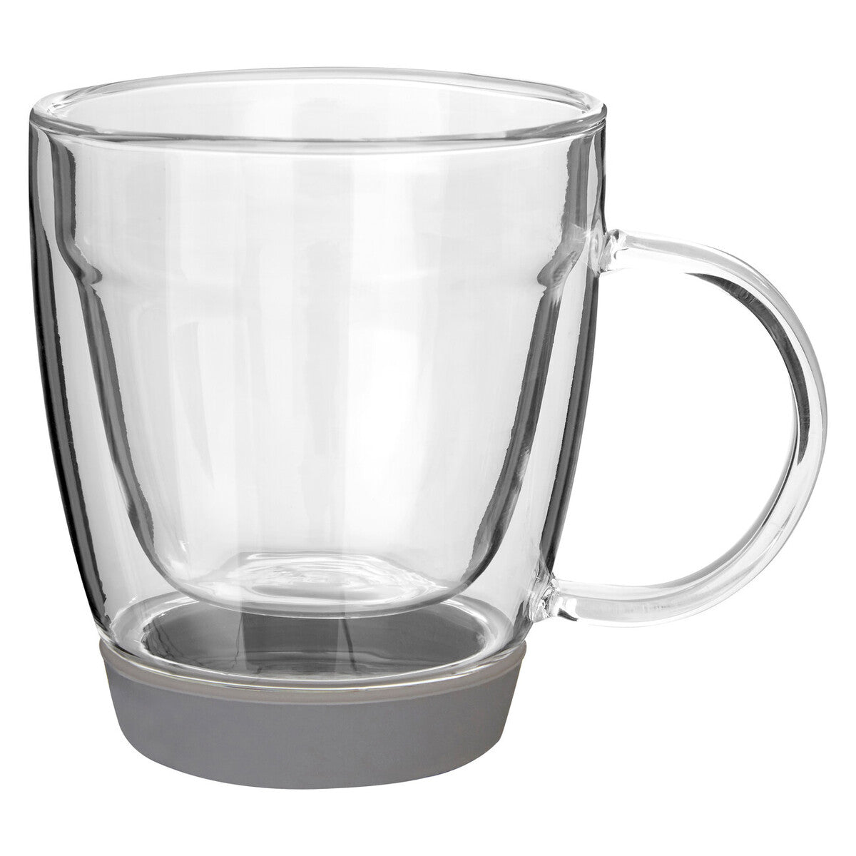 Amari Double Wall Glass Mug with Silicone Base 220ml