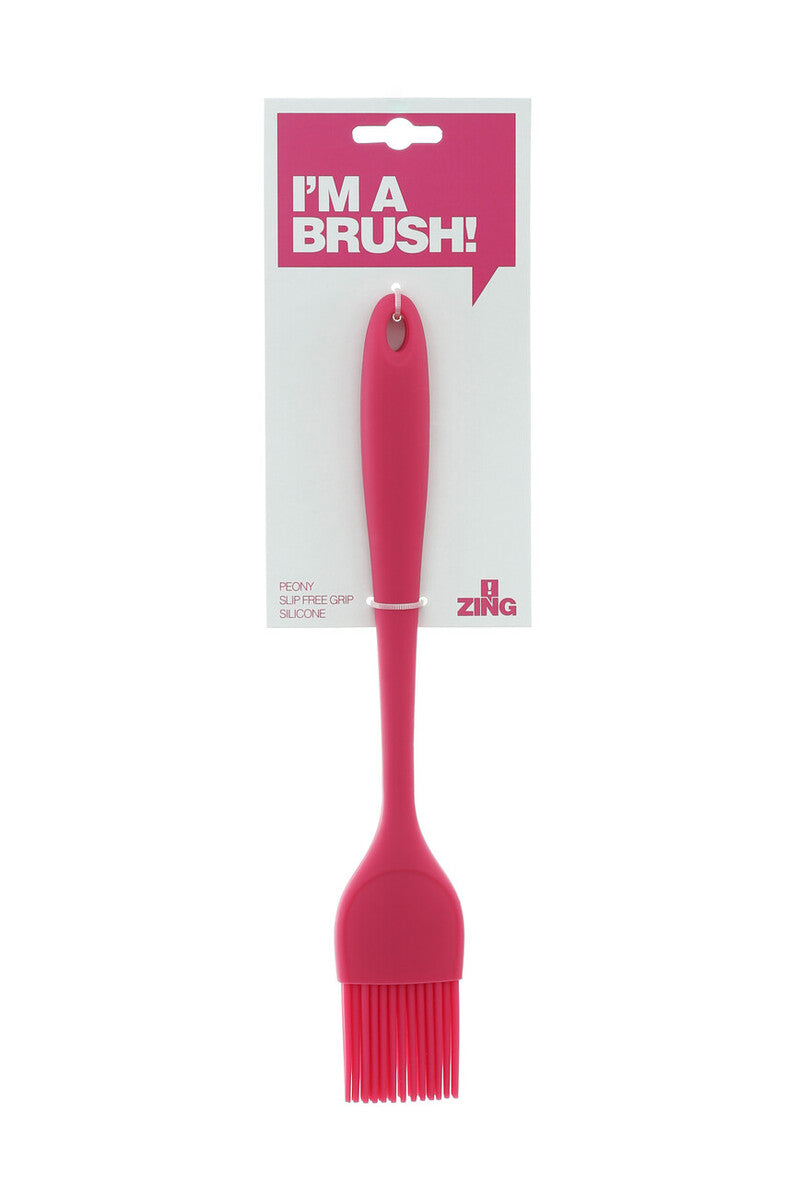 Zing Pink Peony Silicone Pastry Brush