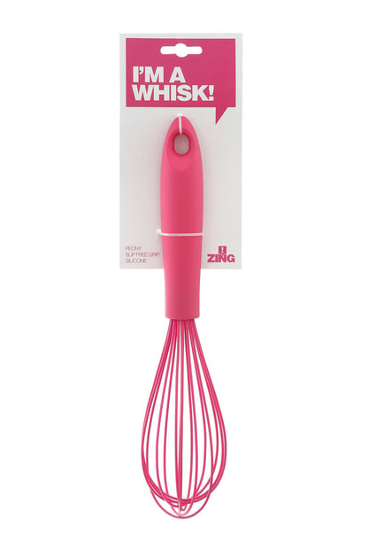 Zing Peony Pink Silicone Whisk