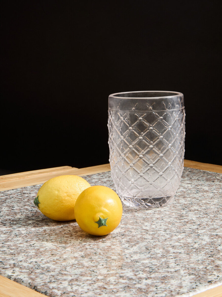 Knit Hi Ball 410ml Clear Glass
