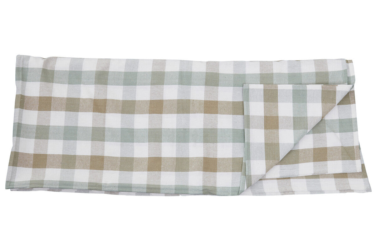 Thread and Loom Check Design Tablecloth