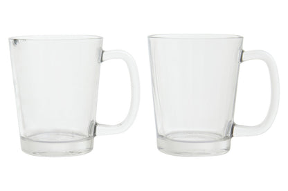Torta Set Of Four Glass Clear Glass Mugs