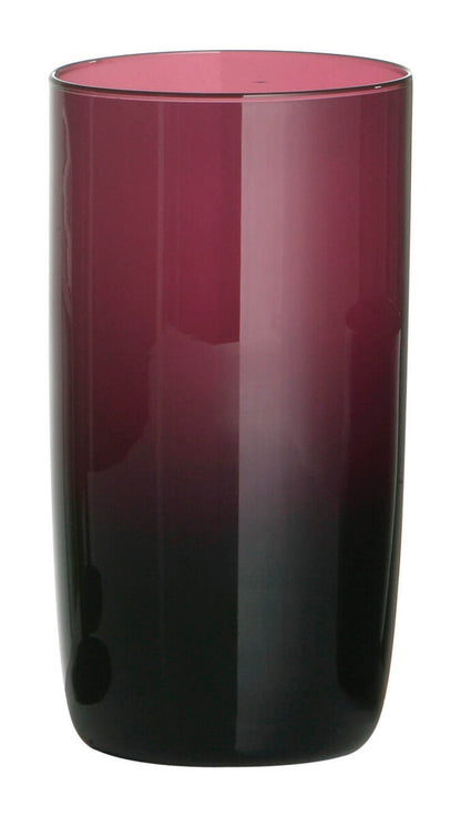 Set Of Four Purple Hi Ball Glasses