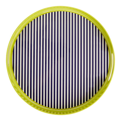 Mimo Stripe Tray With Handles