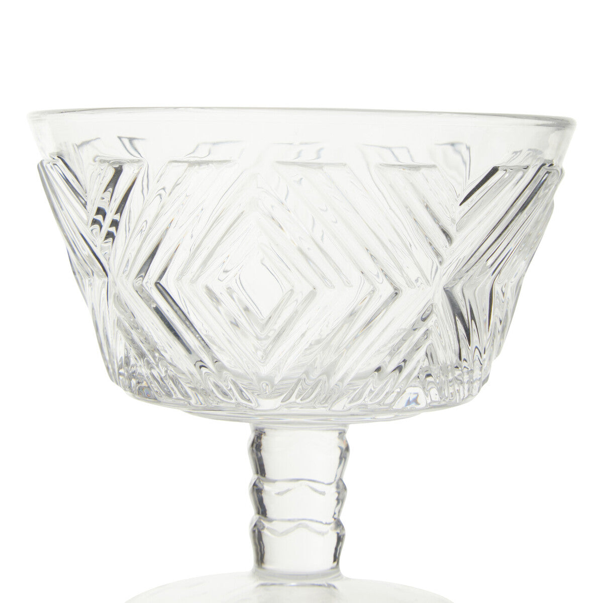 Fleur Set of 4 Glass Dessert Bowls