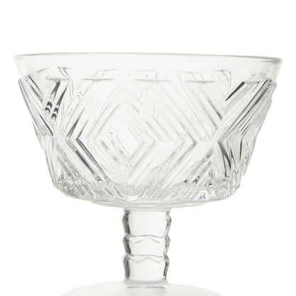 Fleur Set of 4 Glass Dessert Bowls