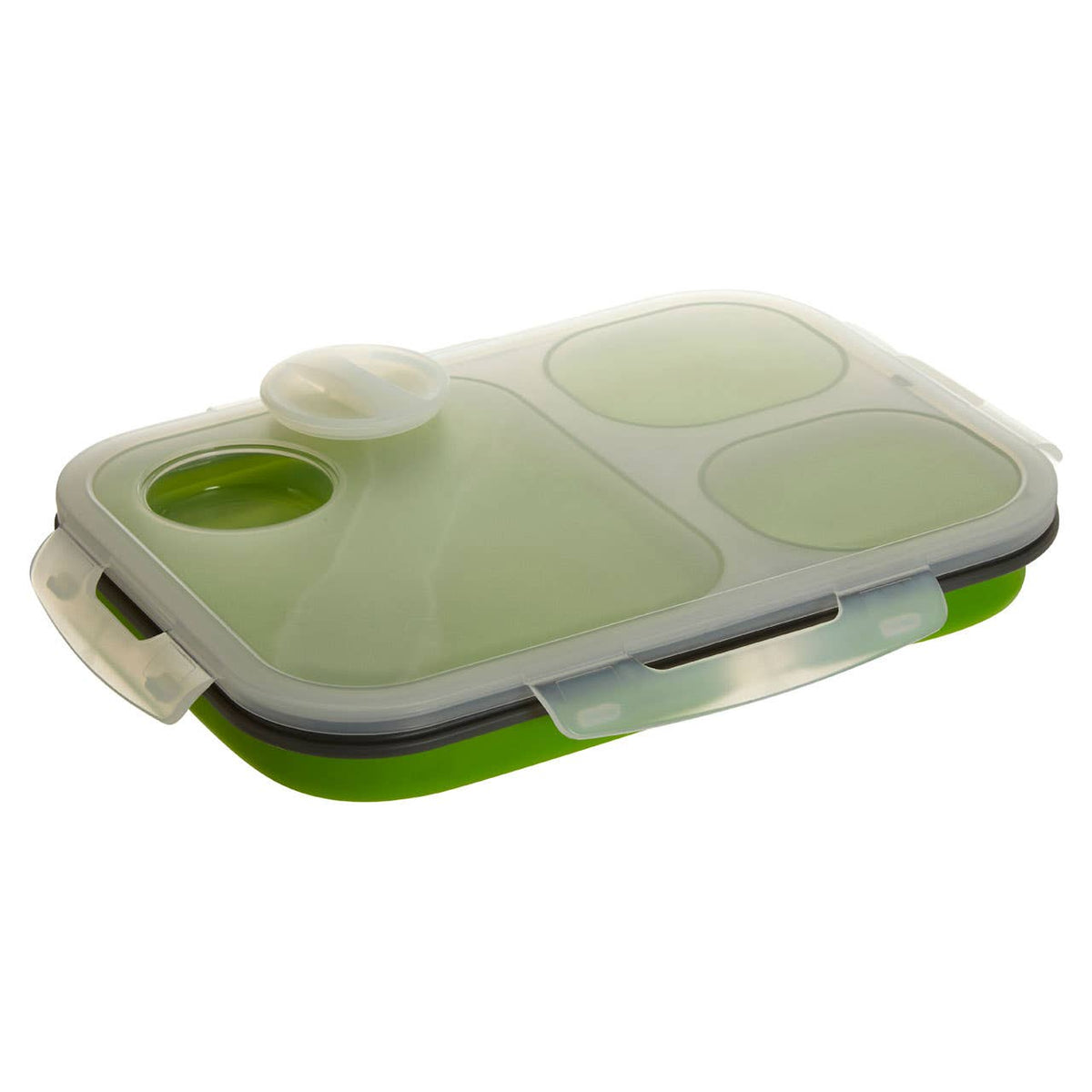 Grub Tub Green Collapsible Lunch Box With Spork