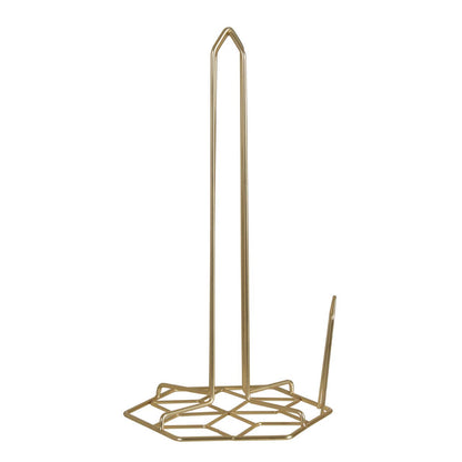 Vertex Kitchen Roll Holder With Matte Gold Finish