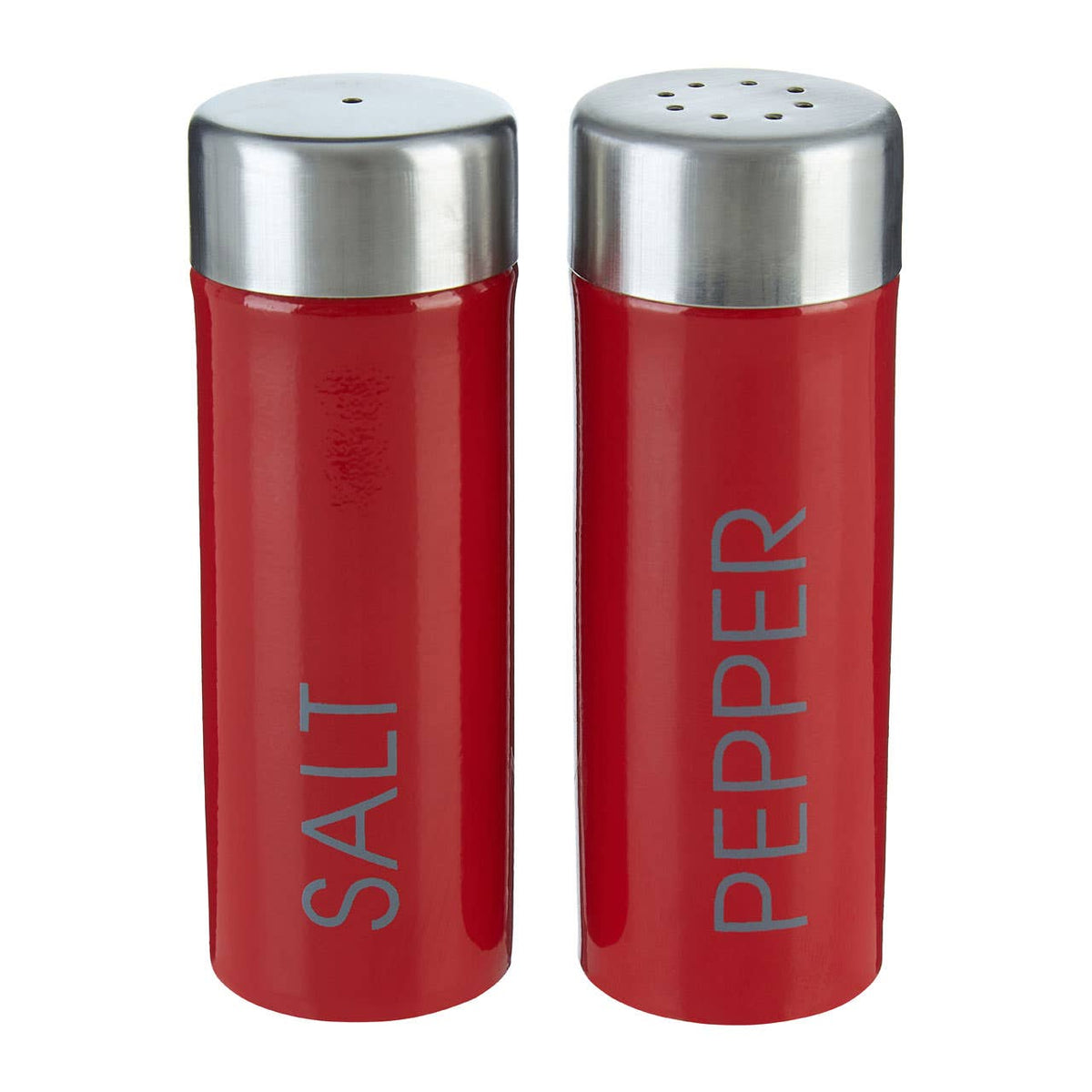 Liberty Red Enamel Salt and Pepper Set