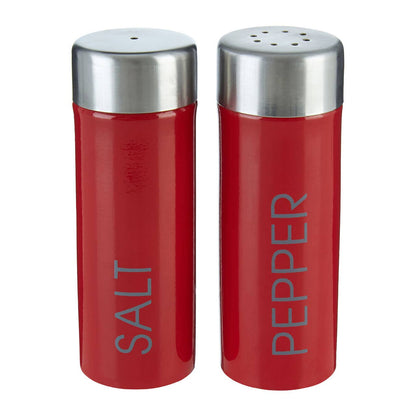 Liberty Red Enamel Salt and Pepper Set
