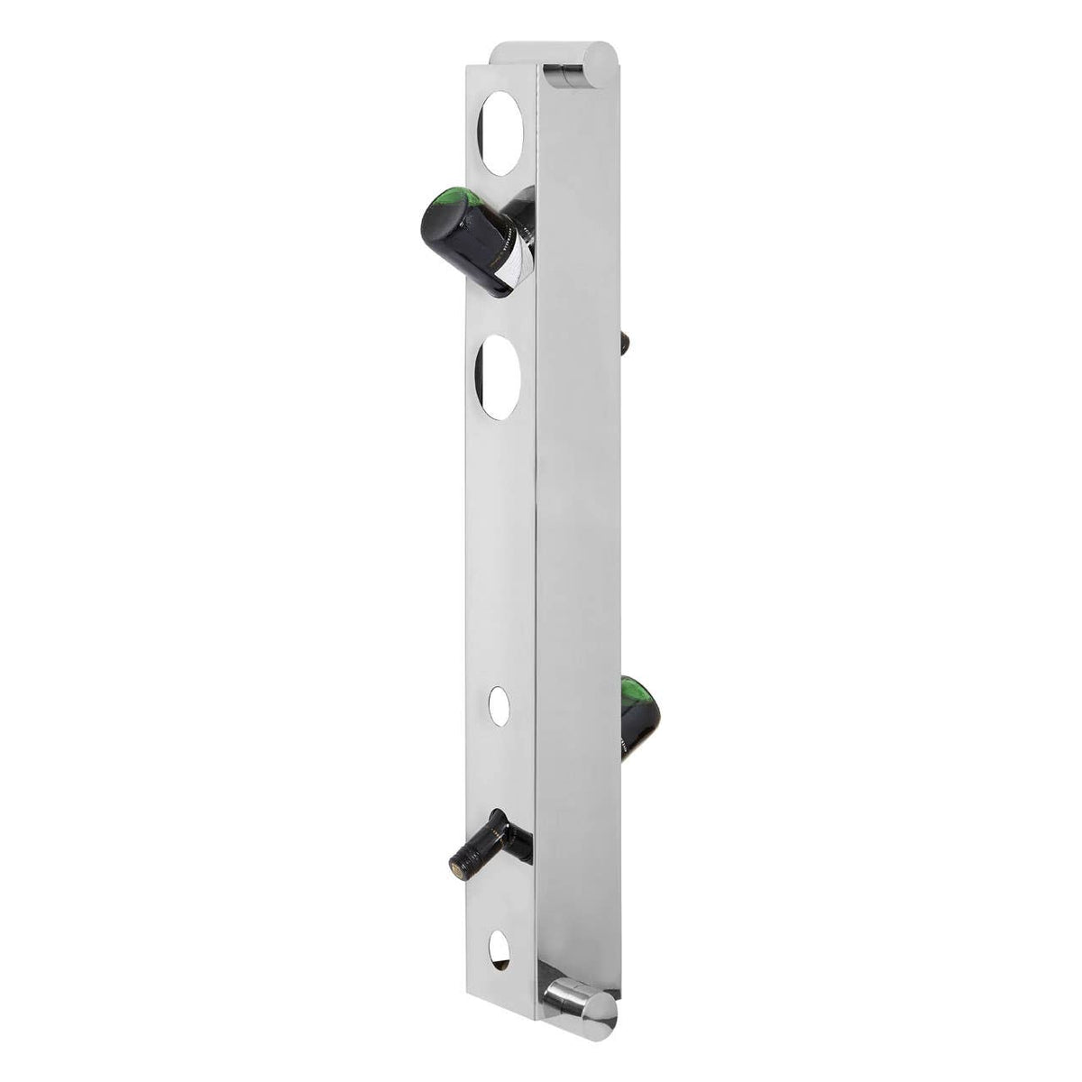 Novo 6 Bottle Silver Vertical Wine Rack