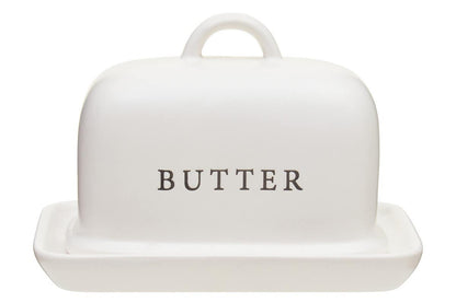 Farmhouse Cream Large Butter Dish