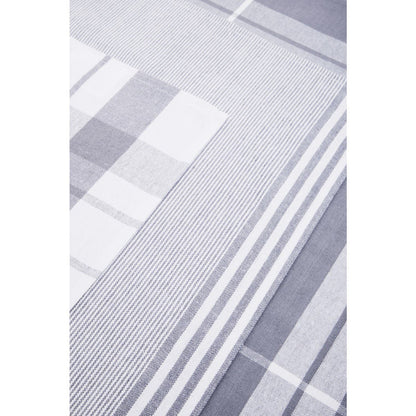 Doro Set Of Three Grey And White Tea Towels