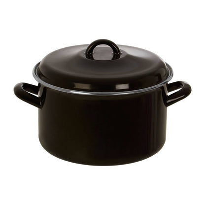 Porter Large Black Casserole Dish