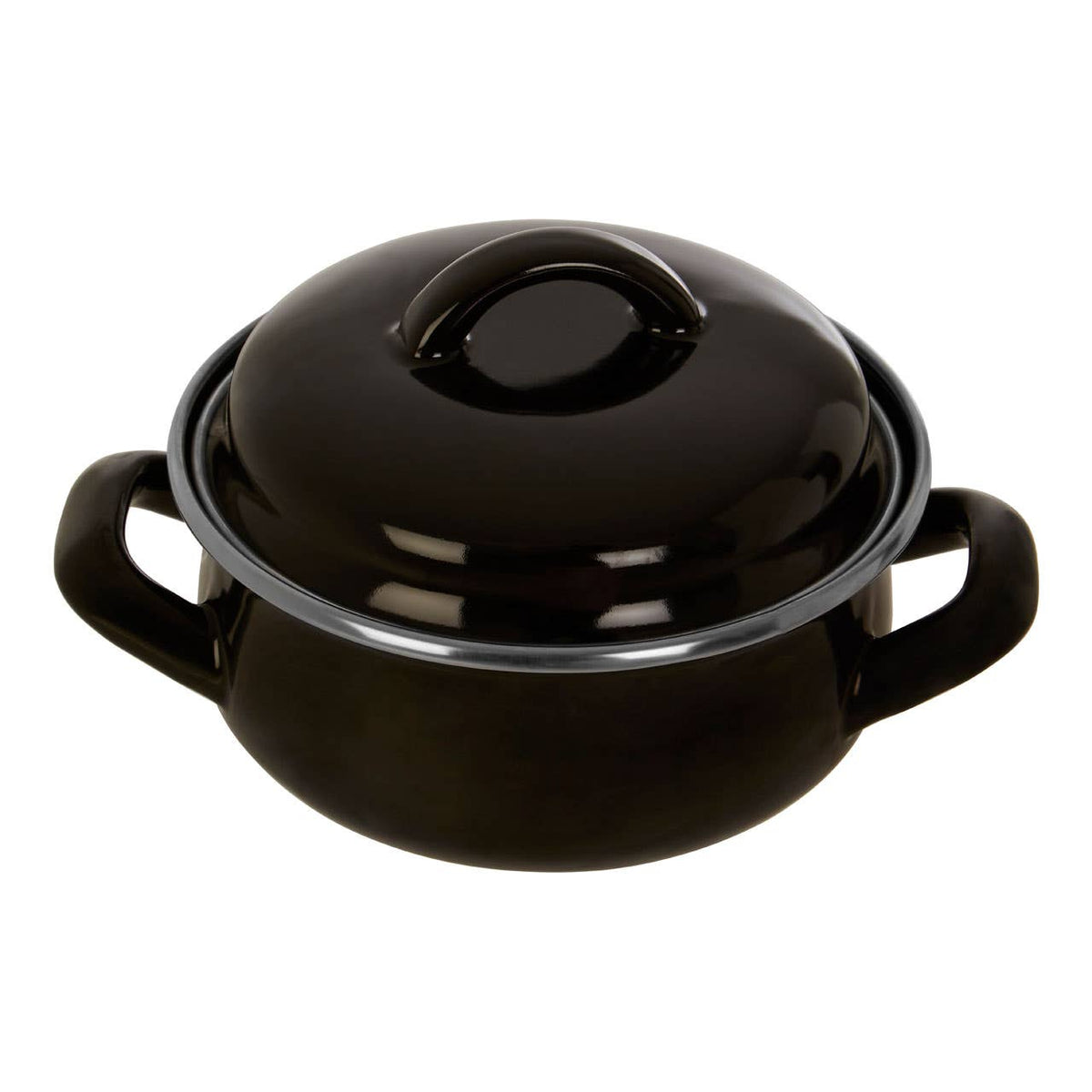 Porter 12cm Dia Mini Casserole Dish - Black