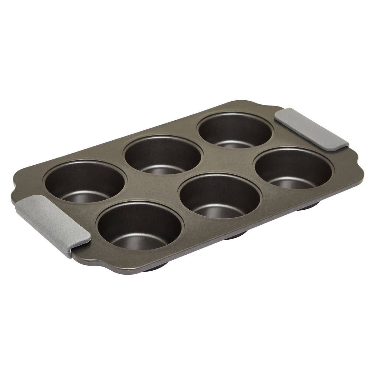 From Scratch Grey Six Cup Muffin Tray.