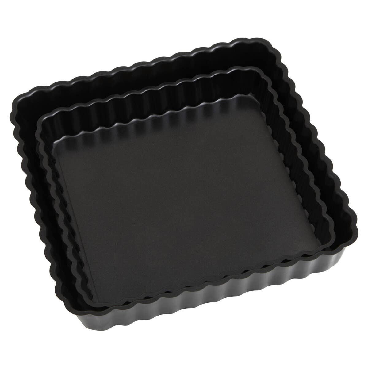 From Scratch Set Of Two Fluted Quiche Flan Tins