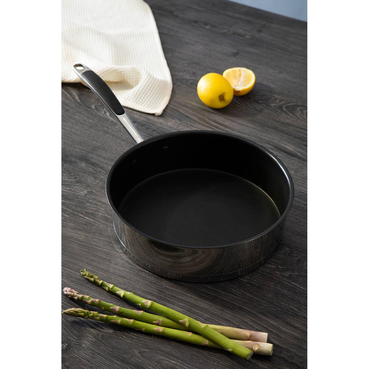 Tenzo 24 cm Stainless Steel Saute Pan