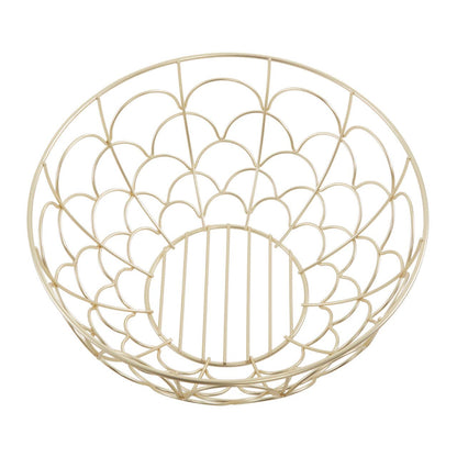 Vertex Deco Matte Gold Fruit Basket